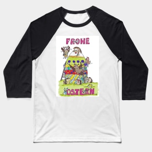 German Happy Easter Baseball T-Shirt